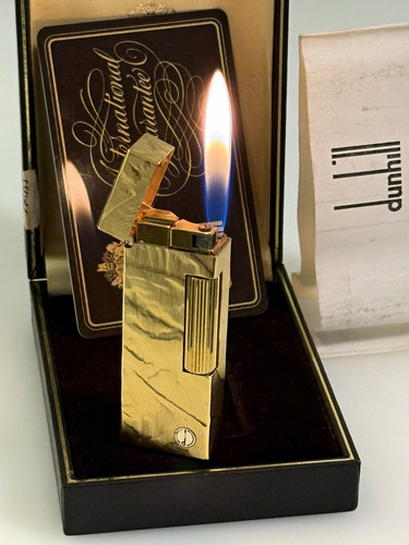 Vintage dunhill rollagas gold - dunhill,