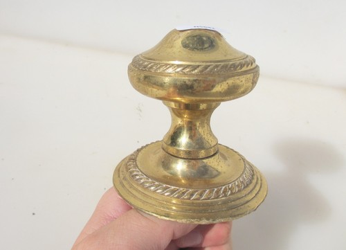 Vintage brass centre door - brass,