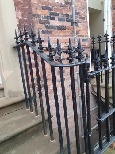 Carved moulds for cast - carved, iron