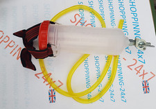 MOTORCYCLE 300ML AUXILIARY FUEL TANK & CARB BALANCING TOOL RED