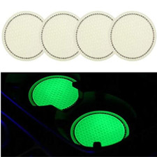 2pcs Car Cup Holder Bling Luminescent Insert Coaster  Auto Interior Accessories