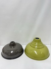 Pair of Industrial Enamel