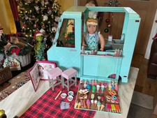 Our Generation Sweetstop Icecream Van with Doll ( Lights & Musical Tunes) VGC