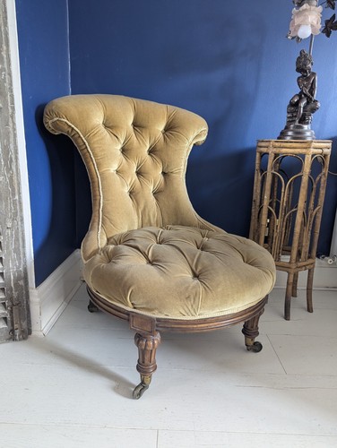 Victorian low seated - victorian, slipper
