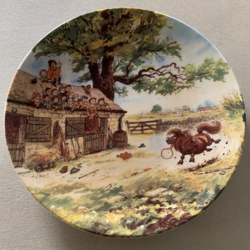 Thelwell ponies plate never - plate,
