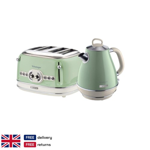 Green vintage style kettle - style,