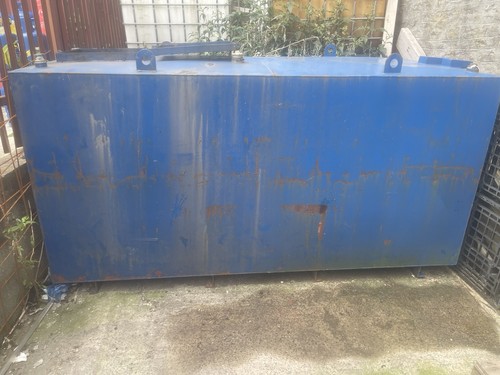 Used steel 3000 bunded - bunded, waste