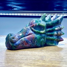 397G Natural water grass stone quartz crystal products hand carved spiritual ene