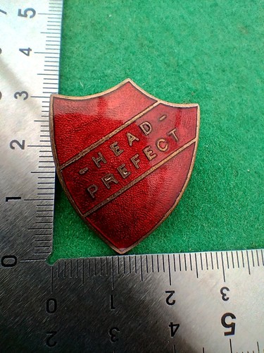 Vintage school head prefect - school,