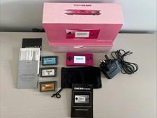 Nintendo Game Boy Micro Metallic Pink Handheld System Boxed Complete GBA Gameboy
