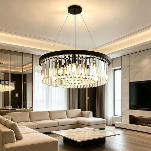 Crystal chandelier modern - crystal,