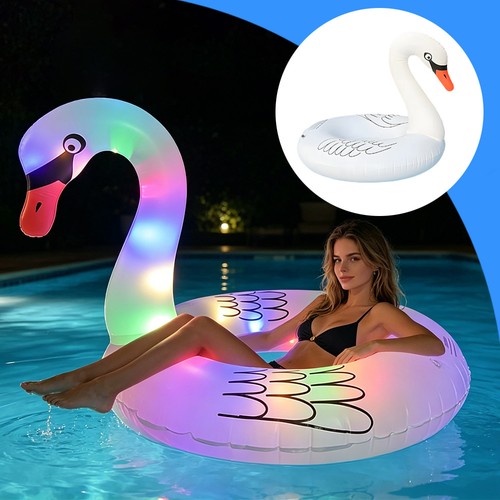 Solar inflatable swan pool - solar,