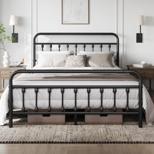 Luxury vintage metal - bed, frame