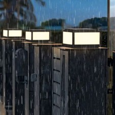 Garden Gate Pillar Lamp Outdoor Post Lights Home Post Lighting Yard Pillar Light