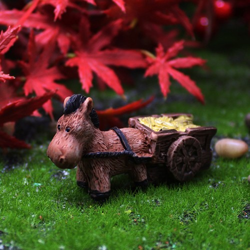 2pcs donkey ornament resin - 2pcs,