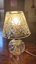 Vintage Art Deco Crystal Lamp