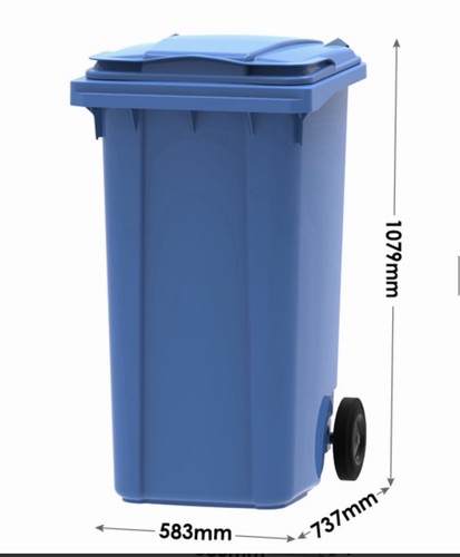 Brand new 240l blue wheelie - 240l,