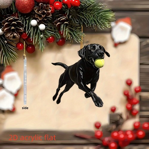 Black labrador baseball - black,