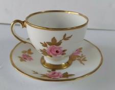 Vintage Salisbury Fine Bone China England Dijon Tea Cup & Saucer