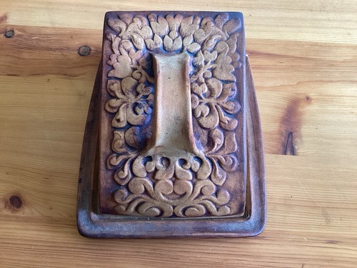 Quantock pottery cheese plate - cheese,