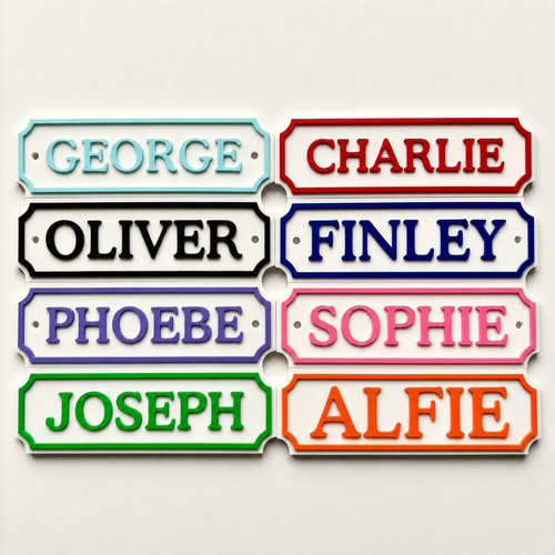Personalised kids name door - kids,