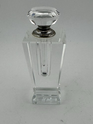 Clear glass perfume - clear, bottle