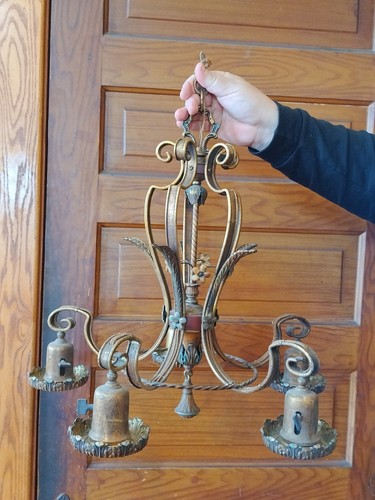 Antique ornate heavy bronze - ornate,