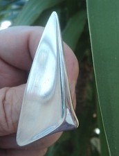 Georg Jensen Danish Silver Boat Sail Brooch 327 Denmark Sterling hallmark  1964