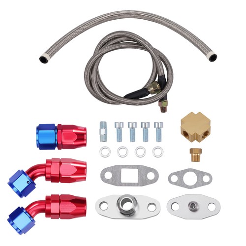 Turbo oil feed return drain - feed,
