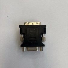 Dual Link DVI-I DVI Female to VGA D-SUB Video Adaptor Cable Converter - Black