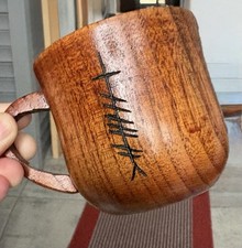 Hand carved Ogham Inscribed