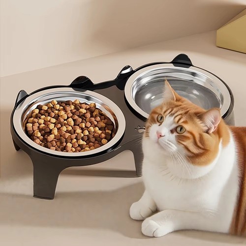 Double cat bowl - cat, pet