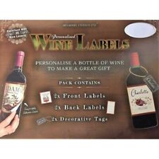 Bar/WINE BOTTLE Accessories - Personalised/Gift - WINE BOTTLE LABELS