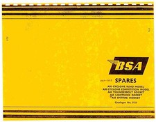 BSA Parts Manual 1964 & 1965