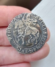 Charles I 1st Silver Half Crown Hammered Coin