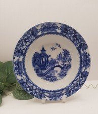 Vintage Olde Alton Ware Blue White Willow Dish