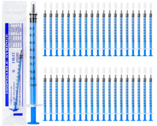 1ml Plastic Syringes 40Pcs
