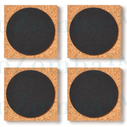 Isolator pads cork - 4, /