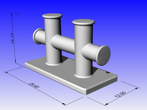 Model boat tug fittings - boat,