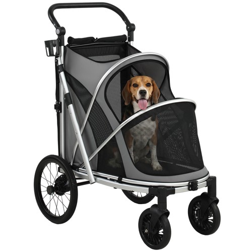 Pawhut dog stroller folding - dog, stroller,
