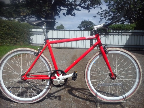 Fixie single speed urban bike - speed,