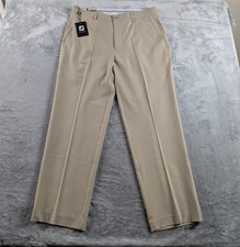 FootJoy Pants Mens 36x30 Perf Khaki Golf Performance Trousers Stretch FJ