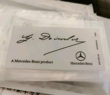 Mercedes Front Windshield G Daimler Signature Sticker Decal Genuine 6515-7013 76