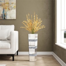 Big Floor Crystal Vase Crushed