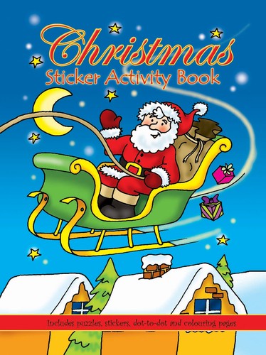 Christmas sticker activity - a6,