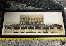 1936 Drott Tractor Service School Milwaukee Wisconsin 18”x8” Framed Original