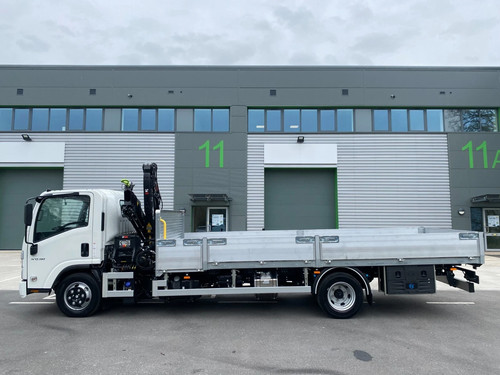 Isuzu n75 lwb dropside - lwb, hiab