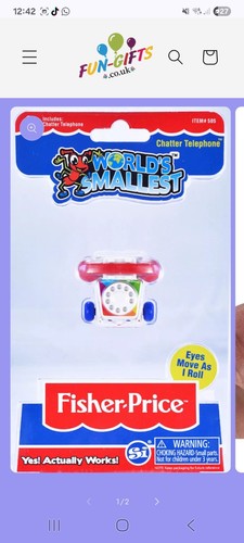 World smallest fisher price - fisher,