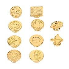 ›10Pcs Wax Seal Stamp Head