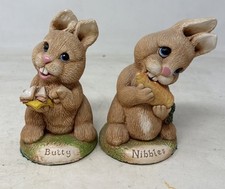 2 Vintage Moorcraft Bunny’s -  Nibbles & Butty